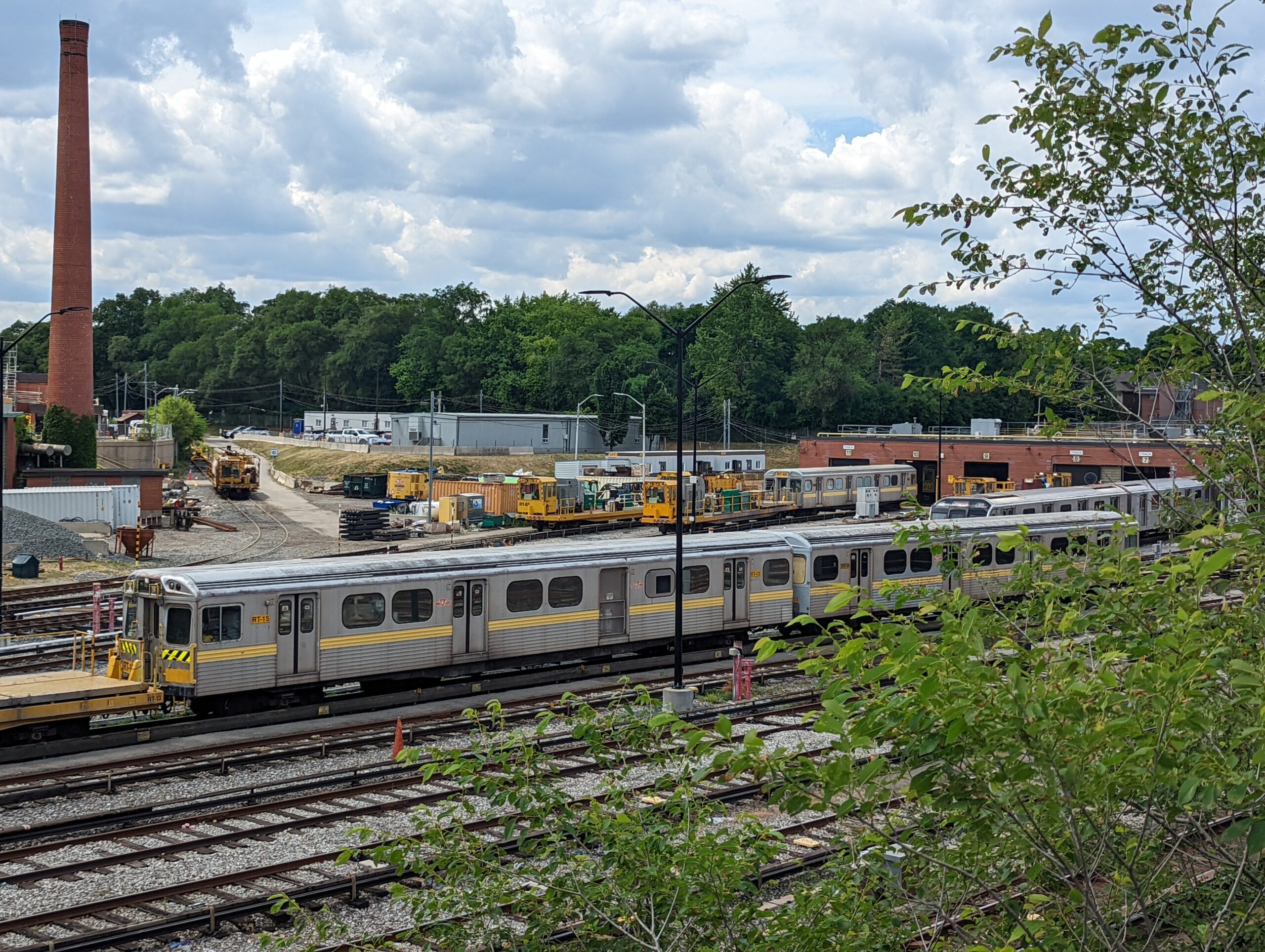 Work cars at TTC Davisville Carhouse